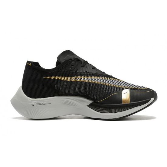 Kvinnor/Män ZomX VaporFly NEXT Svart Guld Skor