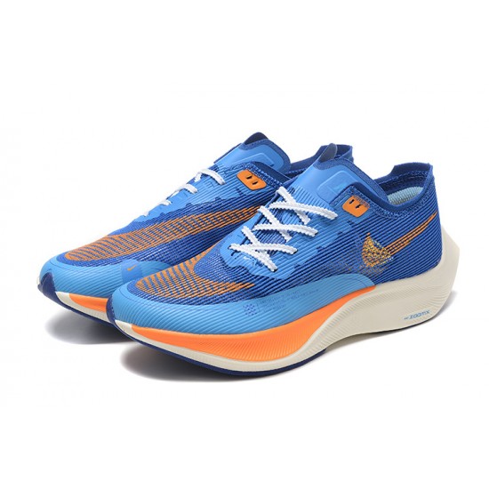 Kvinnor/Män ZomX VaporFly NEXT Blå Orange Skor