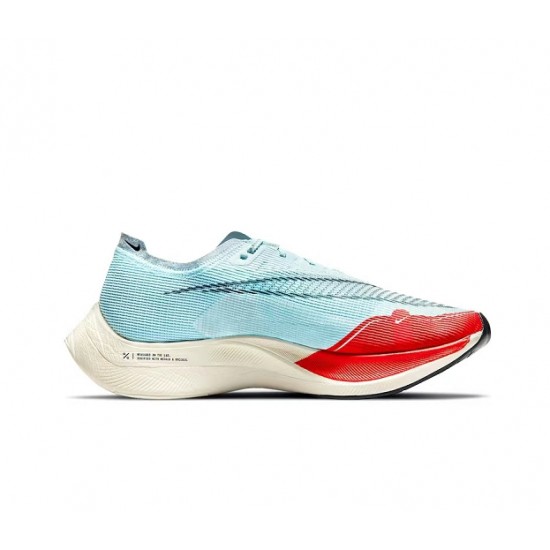 Kvinnor/Män ZomX VaporFly NEXT Blå Röd Skor