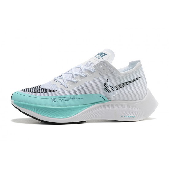 Kvinnor/Män ZomX VaporFly NEXT Vit Blå Skor