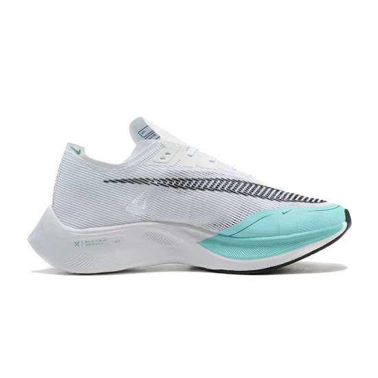 Kvinnor/Män ZomX VaporFly NEXT Vit Blå Skor