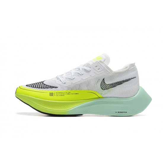 Kvinnor/Män ZomX VaporFly NEXT Vit Gul Skor