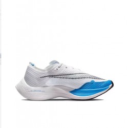 Kvinnor/Män ZomX VaporFly NEXT Vit and Blå Skor 