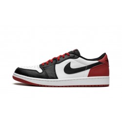 Nike Air Jordan 1 Low OG Herr Black Toe 2023 CZ0790-106 Skor