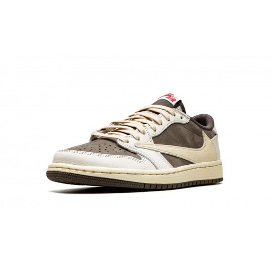 Nike Air Jordan 1 Low Travis Scott - Reverse Mocha Herre DM7866-162 sko